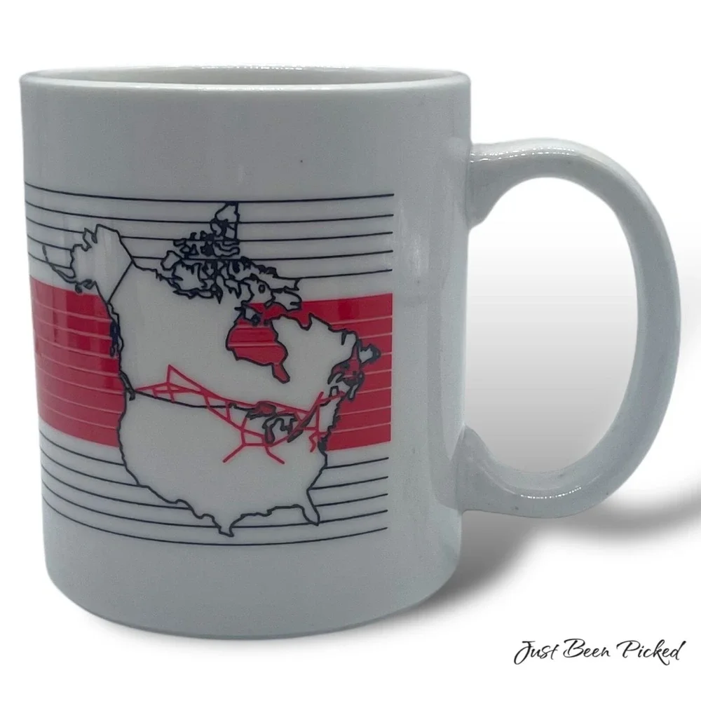 CP Calgary Alberta Rail‎ System Railroad Railway Mug Transportation Advertising